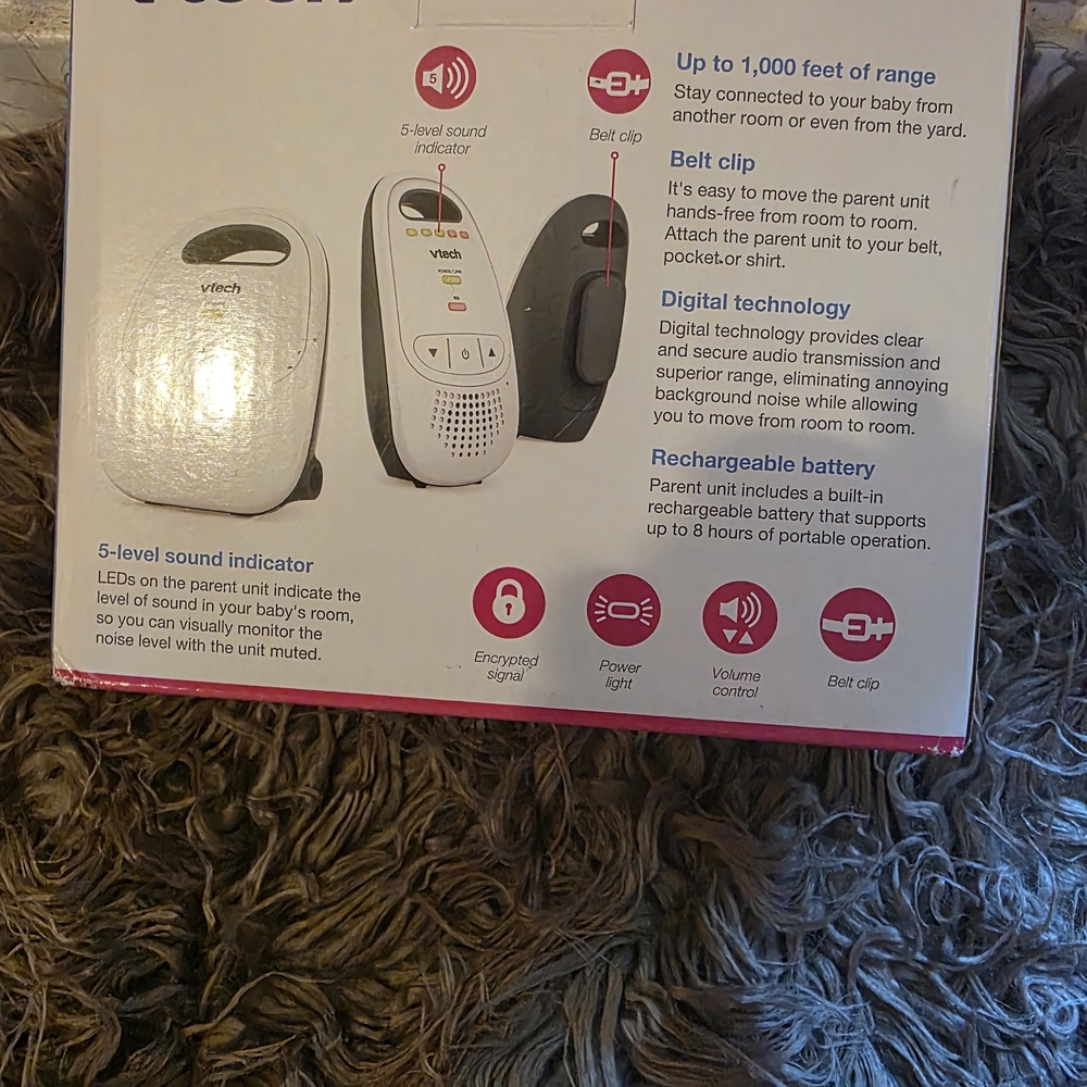 VTech Baby Monitor with Belt Clip
